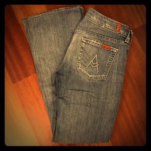 7 For All Mankind 'A-Pocket' Flare Leg Jeans
